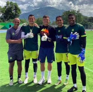 Stephen Swanger Atletico Bucaramanga Goalkeeper camp with professional goalkeepers