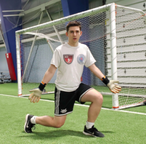 goalkeeper using the K barrier