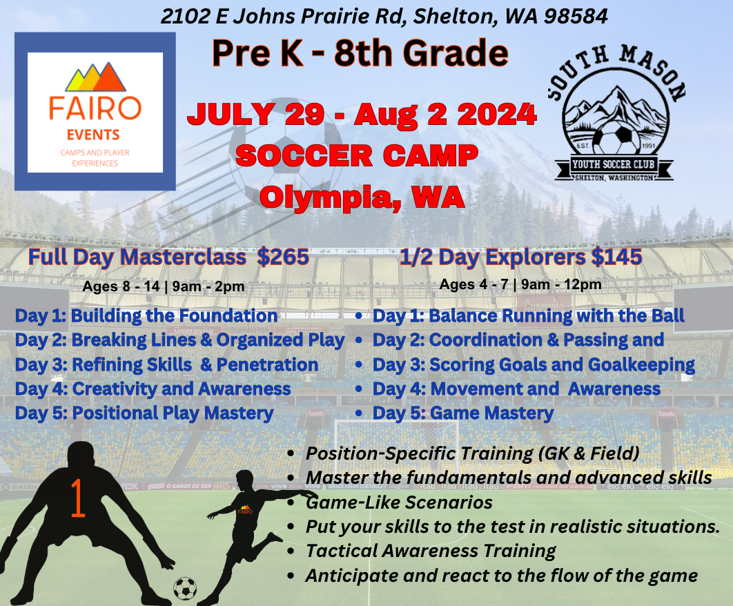soccer camp and goalkeeper camps in Olympia
