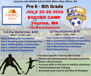 Tacoma Soccer Camp