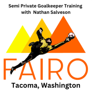 This is an image of Fairo Goalkeeper Training in Tacoma with 3 semi private sessions