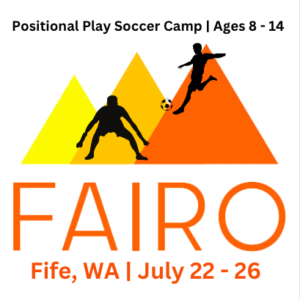 Positional Play Soccer Camp Ages 8 - 14 with Fairo Sport