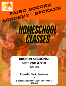 Fairo Soccer Academy Spokane Homeschool Soccer Program