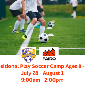 Positional Play Soccer Camp ages 8 - 14