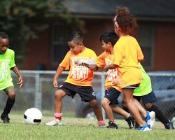 kids playing soccer